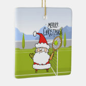 Tennis Weihnachtsgeschenke für Tennisspieler Keramikornament (Rechts)