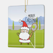 Tennis Weihnachtsgeschenke für Tennisspieler Keramikornament (Links)