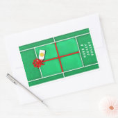 Tennis Weihnachtsgeschenke Stickers (Umschlag)