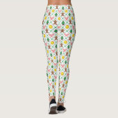 Tennis-Weihnachtsmuster Leggings (Rückseite)