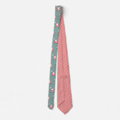 Tennis Weihnachtsnovelty Neck Tie Krawatte (Rückseite)