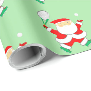 Tennis-Weihnachtspapier Geschenkpapier