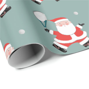Tennis Weihnachtswrapping Paper Geschenkpapier