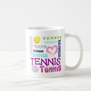 Tennis-Wiederholen Kaffeetasse