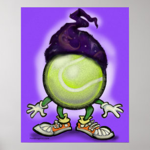 Tennis Wizard Poster