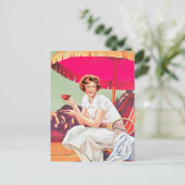 Tennis Woman von Phoscao Ad Postkarte (Stehend Vorderseite)