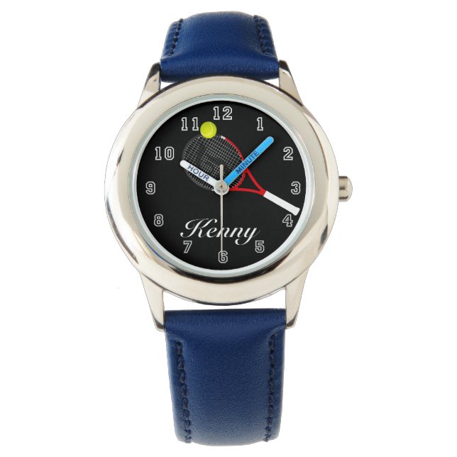 Tennis-Zeit 6 Armbanduhr (Vorderseite)