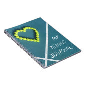 Tennis-Zeitschrift personalisiert Notizblock (Rechte Seite)