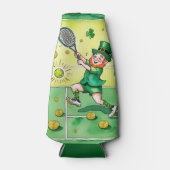 Tennis zum St. Patrick's Day Flaschenkühler (Vorderseite)
