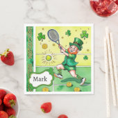 Tennis zum St. Patrick's Day Serviette (Beispiel)