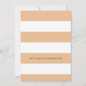 Tennisausflug | Tennis Themed Tan Invite Einladung (Rückseite)