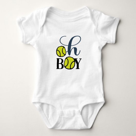 Tennisbaby Baby Strampler (Vorderseite)
