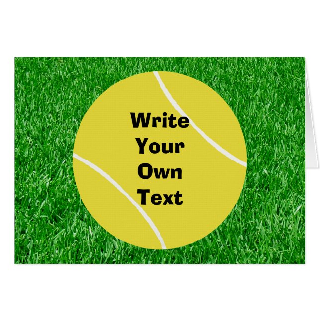 Tennisball auf Rasen (Vorderseite (Horizontal))