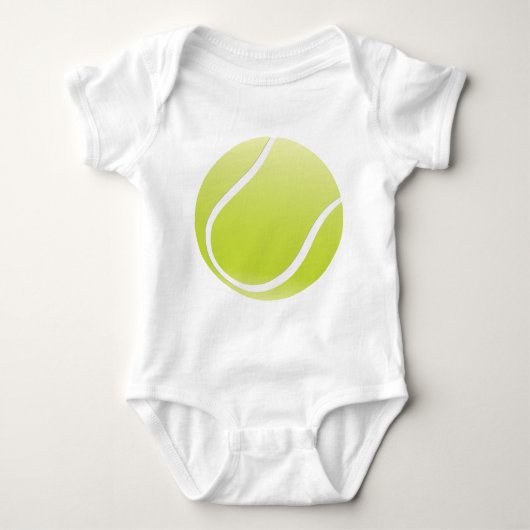 Tennisball Baby Strampler (Vorderseite)