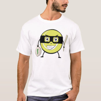 Tennisball-Bandit - Lustige Charakter-Illustration T-Shirt