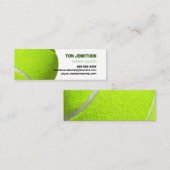 Tennisball beruflich mini visitenkarte (Vorne/Hinten)