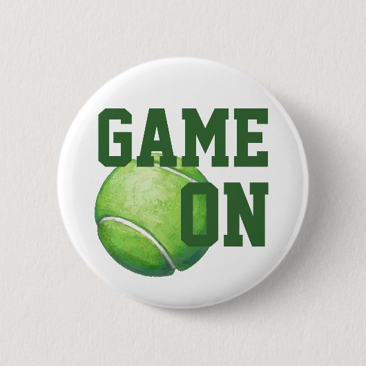 Tennisball Button (Vorderseite)