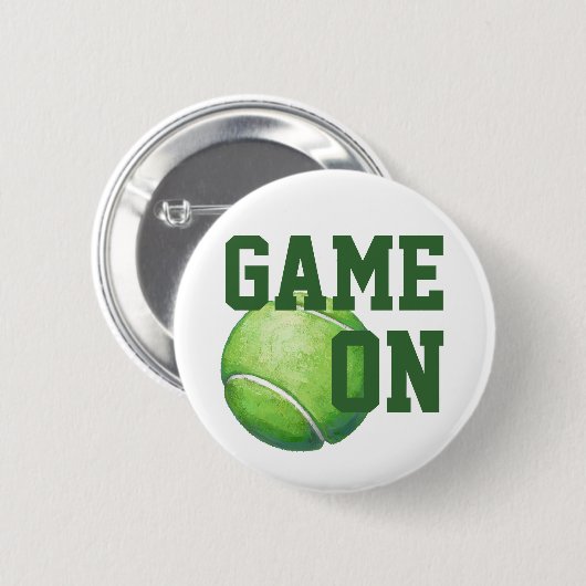 Tennisball Button (Vorne & Hinten)