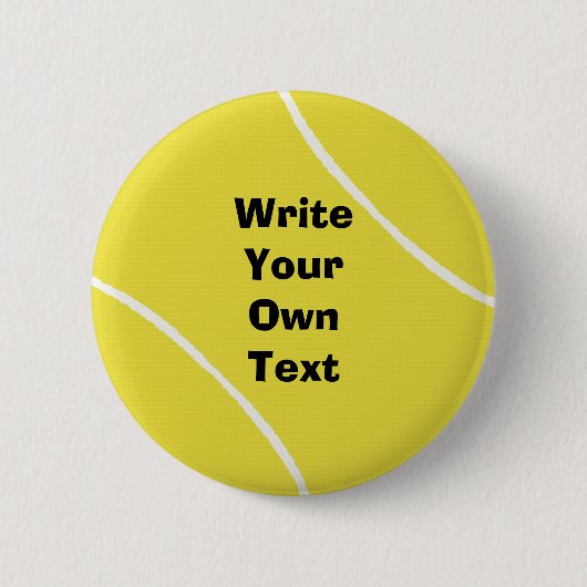 Tennisball Button (Vorderseite)