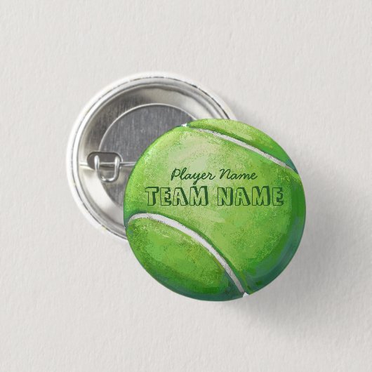 Tennisball Button (Vorne & Hinten)