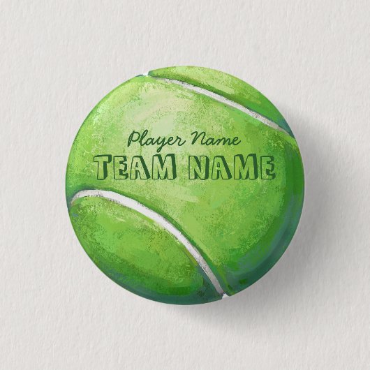 Tennisball Button (Vorderseite)