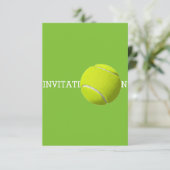 Tennisball Custom 12,7 cm x 8,9 cm Einladungen (Stehend Vorderseite)