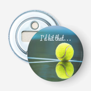 Tennisball, den ich dieses lustige Geschenk schlag Flaschenöffner