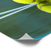 Tennisball, den ich dieses lustige Geschenk schlag Poster (Ecke)