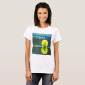 Tennisball, den ich dieses lustige Geschenk schlag T-Shirt (Vorne ganz)