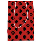 Tennisball drucken Weihnachts-Gastgeschenk-Geschen Mittlere Geschenktüte (Vorderseite)