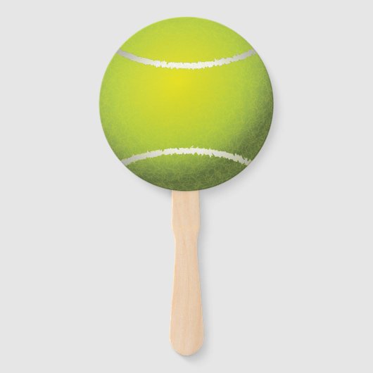 Tennisball. Fächer (Rückseite)