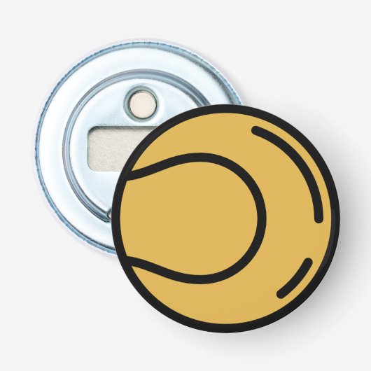 Tennisball Flaschenöffner (Vorderseite)