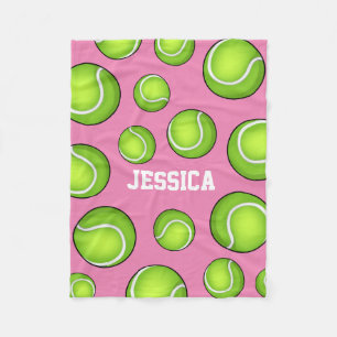 Tennisball Fleecedecke