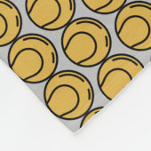 Tennisball Fleecedecke (Ecke)
