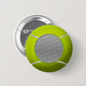 Tennisball-Foto Button (Vorne & Hinten)