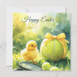 Tennisball für Ostern Ferien Feiertagskarte