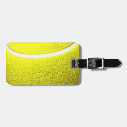 Tennisball Gepäckanhänger (Vorderseite horizontal)