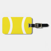 Tennisball Gepäckanhänger (Vorderseite horizontal)