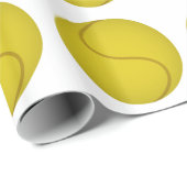 Tennisball Geschenkpapier (Rolleneckpunkt)