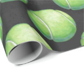 Tennisball Geschenkpapier (Rolleneckpunkt)