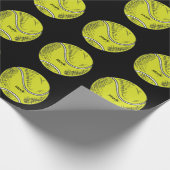 Tennisball geschenkpapier (Ecke)