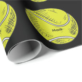 Tennisball geschenkpapier (Rolleneckpunkt)