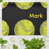 Tennisball geschirrtuch (Gefaltet)