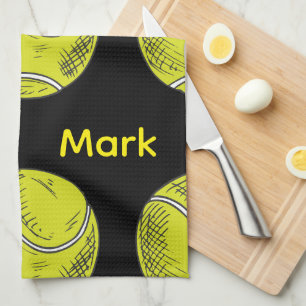 Tennisball geschirrtuch