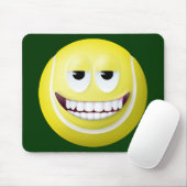 Tennisball-Gesicht 2 Mousepad (Mit Mouse)