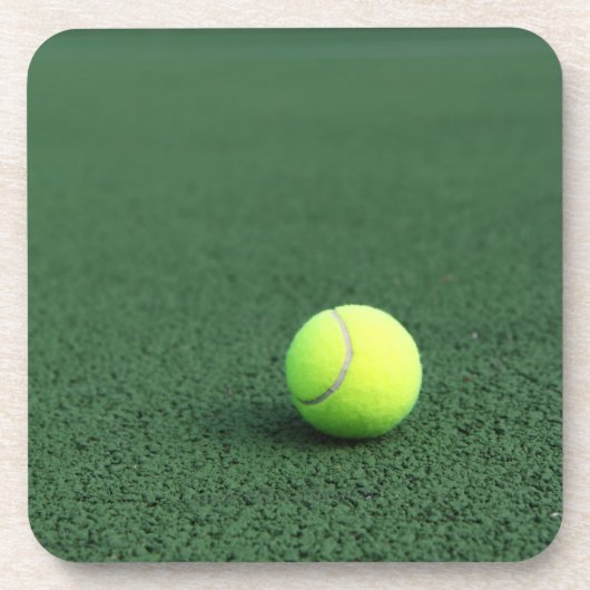 Tennisball Getränkeuntersetzer (Vorderseite)