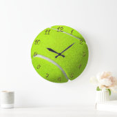 Tennisball Große Wanduhr (Zuhause)