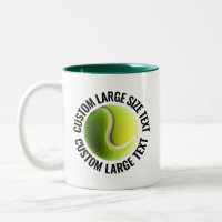 Tennisball & großer Text HUNTER GRÜN 325ml Custom