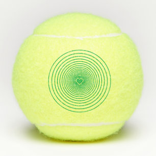 Tennisball im Farbherz Tennisbälle
