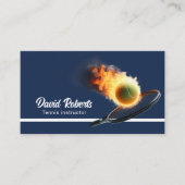 Tennisball in der Beruflichen Tennisbahn Visitenkarte (Vorderseite)